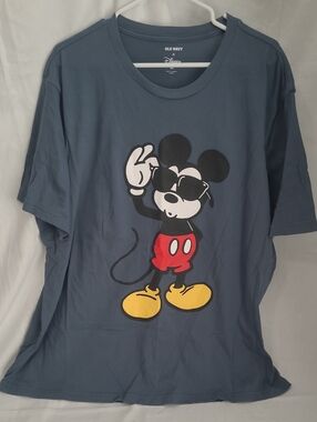 Old Navy x Disney Mickey Graphic Tee - Slate Blue